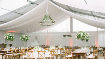 tent wedding saratoga national