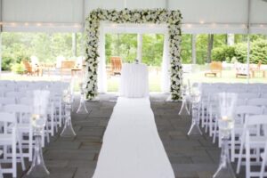 outdoor party tent decorating ideas